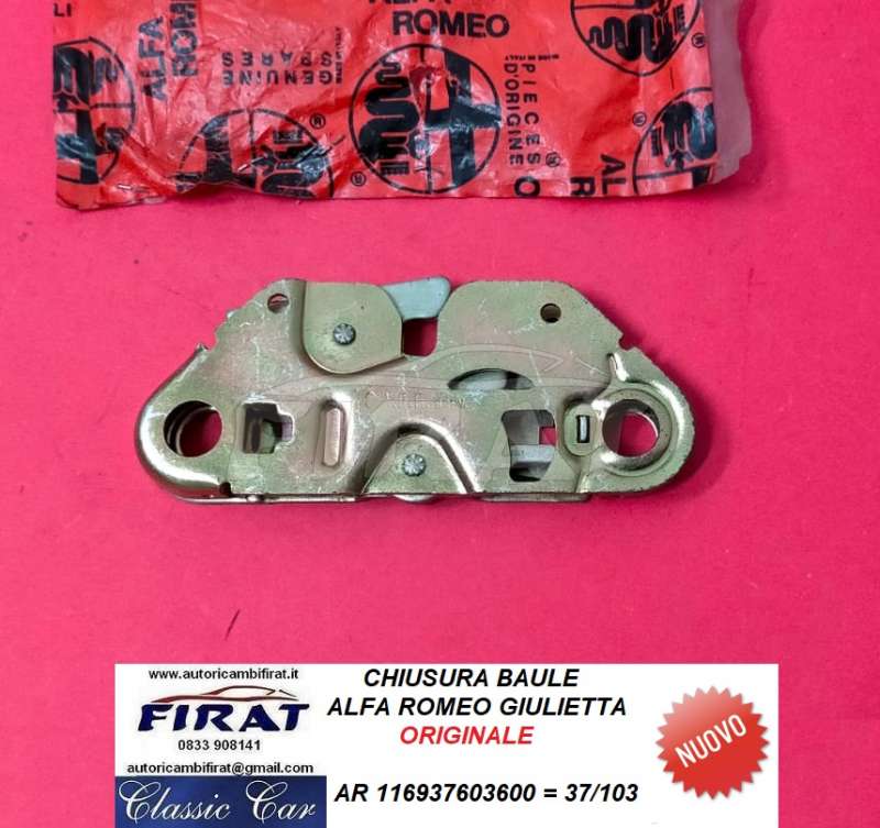 CHIUSURA BAULE GIULIETTA POST. (=37/103)